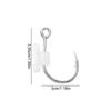 10Pcs High Strength Luminous Live Shrimp Fishing Hooks Fishing Fixed Hooks  Grouper
