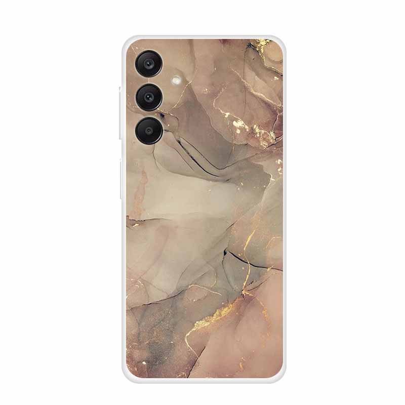 Marble Patterns Phone Case for Samsung A25 Soft Transparent TPU Clear Cover for Samsung Galaxy A 25 Protective Silicone Shell