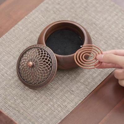Chinese Incense Holder Aromatherapy Burner Meditation Space Compact Dimensions Elegant Aesthetic Serene Atmosphere