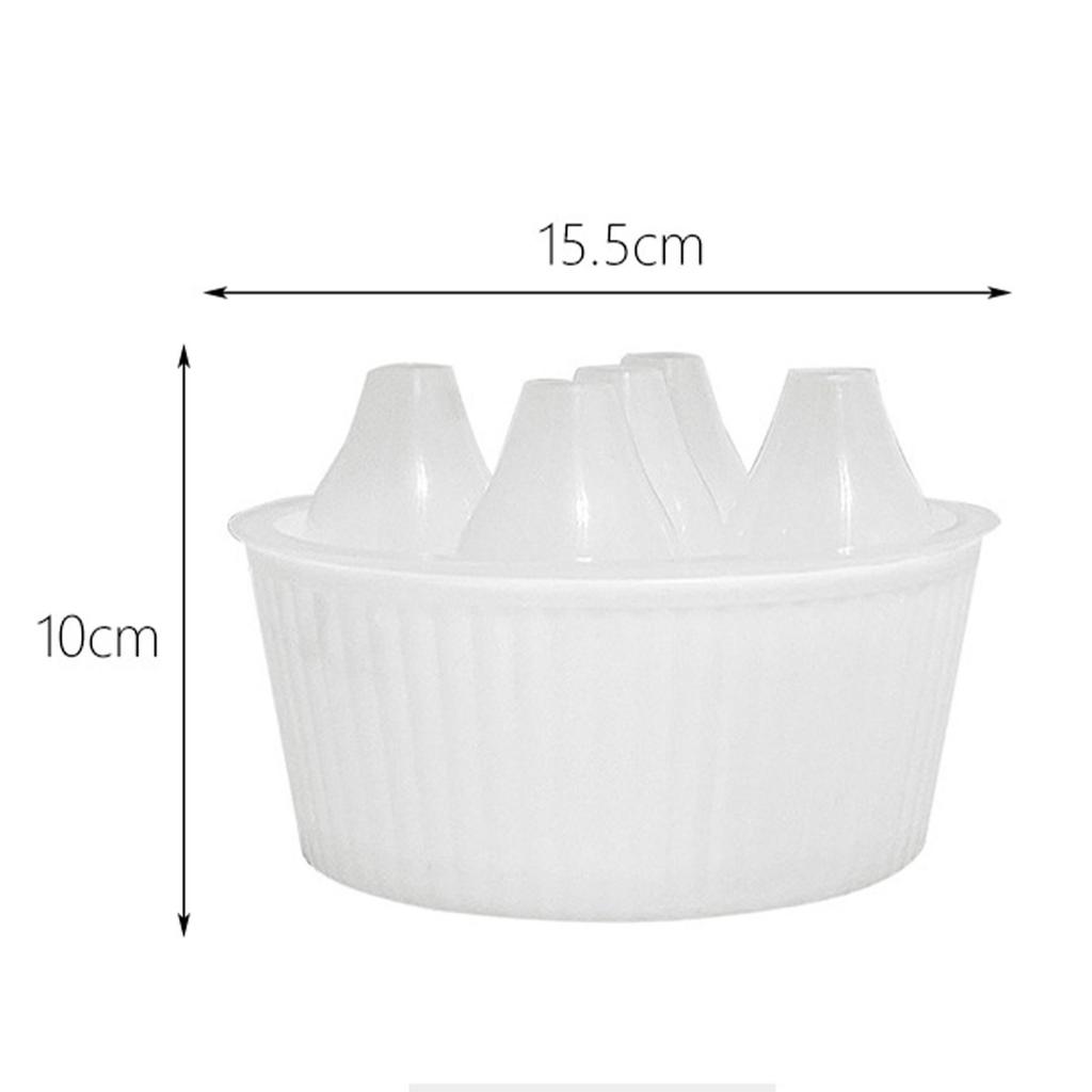 Flower Pot for Tulip Bulb Easy to Use Water Level Indicator Planters Organizer for 14cm Tulip Bulb Kitchen Office Desk Indoor