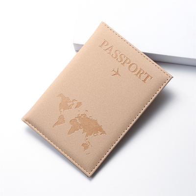 Copertina Passaporto Donna Uomo PU Viaggio ID Porta Carte di Credito Pochette Accessorio da Viaggio