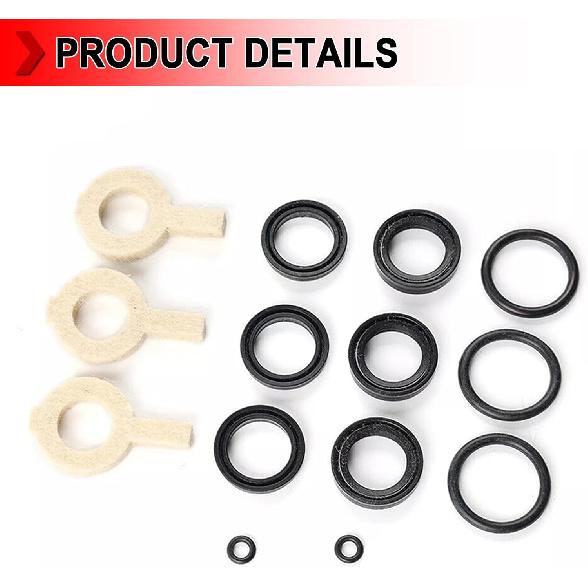 30623 Seal Kit, Pump Washer Seals Kit Fits for Cat Pump 30 31 34 310 340 350 Model (5 Frame Plunger Pump), Pack of 3