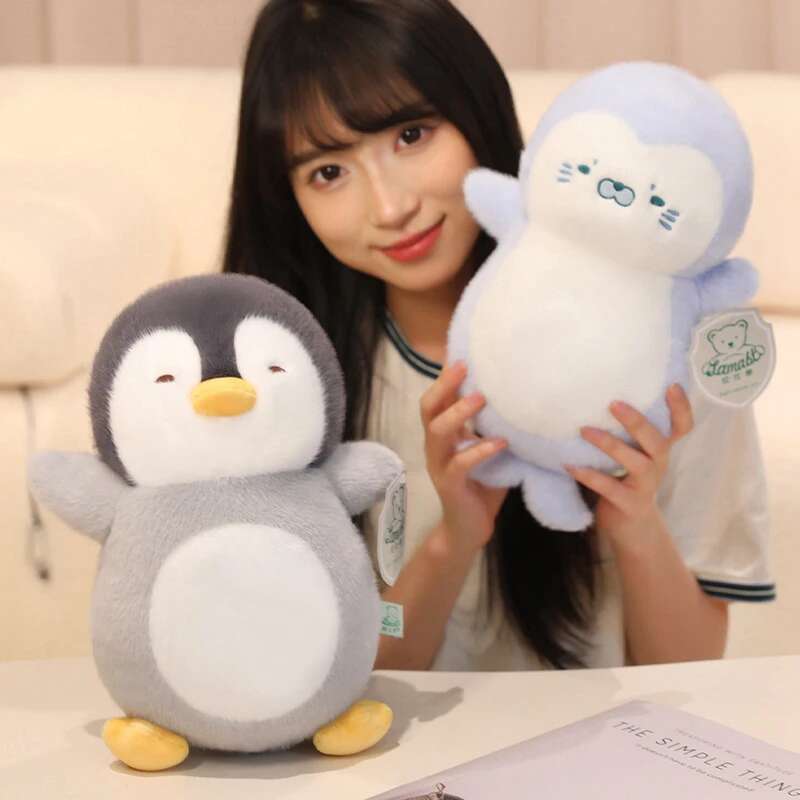 Sevimli Yatıştırıcı Penguen, Fok Peluş Bebek Dört Vites Ayarı nefes alma, müzik, ritim, ışık Uyku Arkadaşı Bebek Yatıştırma Bebeği