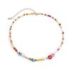 Summer Fashion Accessories Beaded Necklace Daisy Pearl Choker