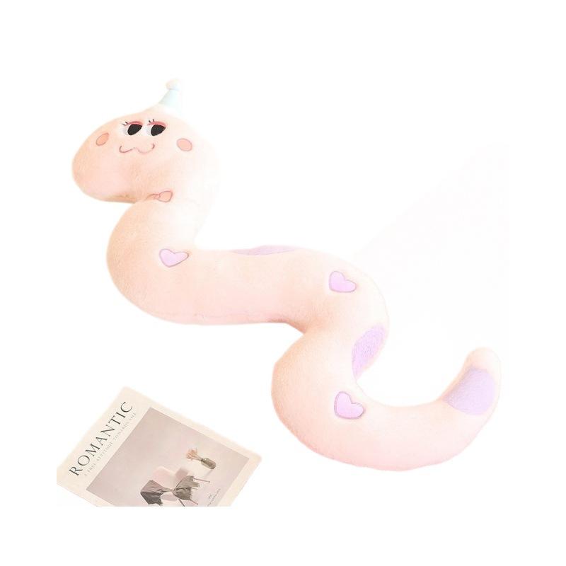 Dopamine snake doll girl bed sleeping doll plush toy zodiac snake doll throw pillow new year gift