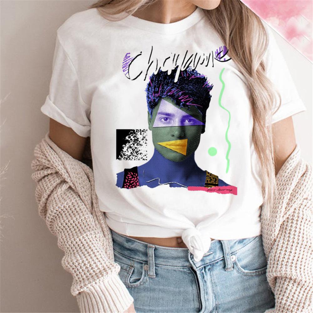 

Футболки Chayanne женские летний топ женская уличная одежда харадзюку одежда с принтами S