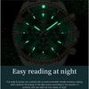OLEVS New Watch Multifunction Chronograph Three Eyes Quartz Watch Waterproof Men's Watch