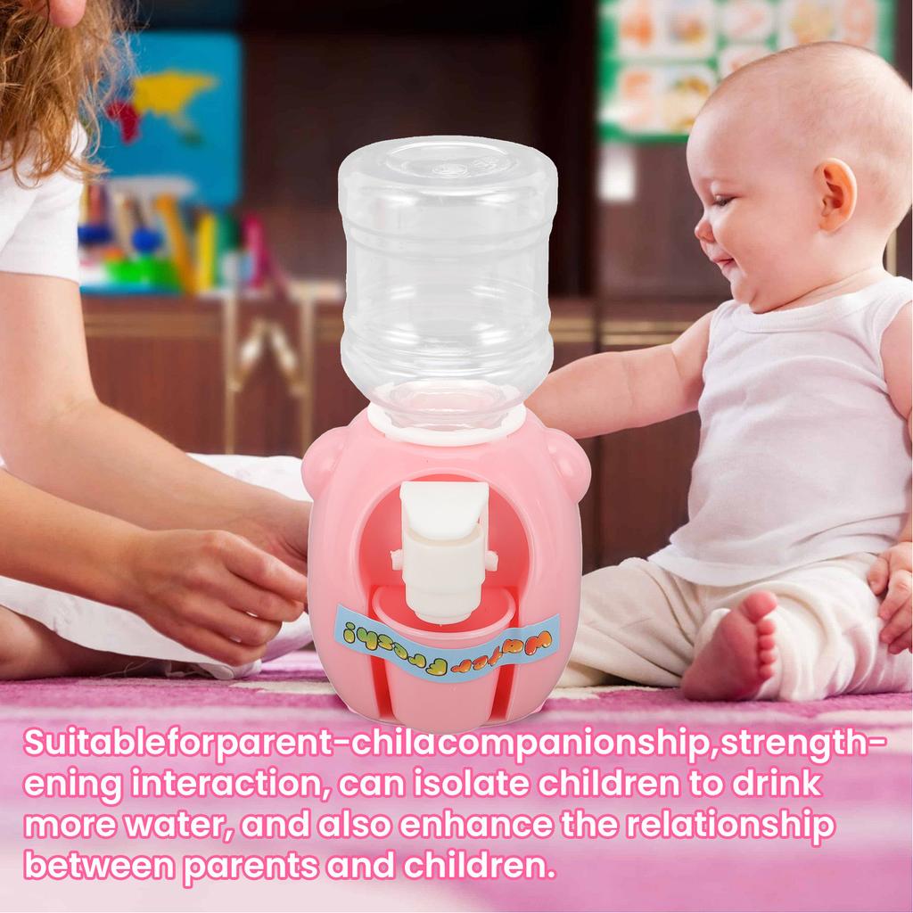 2PCS Mini Water Dispenser Toy Small Desktop Cute Water Dispenser Miniature Home Decor for Boys and Girls