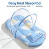 No Installation Baby Mosquito Net Foldable With Pad And Pillow Newborn Breathable Anti Mosquito