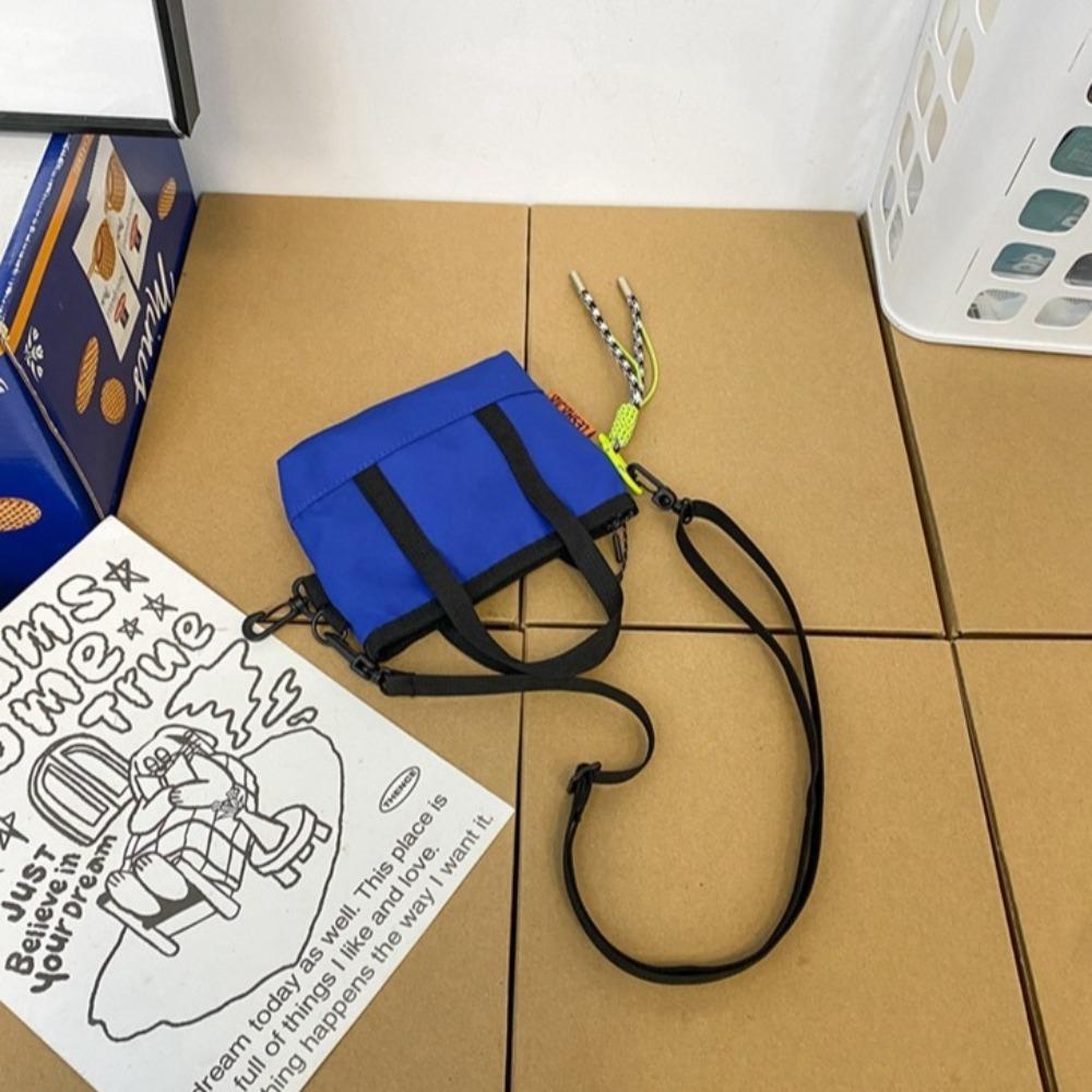 Nylon Mobile Phone Pack Portable Single Shoulder Bag Zipper Men's Crossbody Bag Outdoor