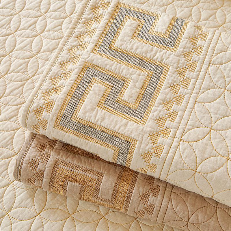 2024 Non-Slip All-Cotton Sofa Cushion Cover for Solid Wood Sofa - Four Seasons Universal Design