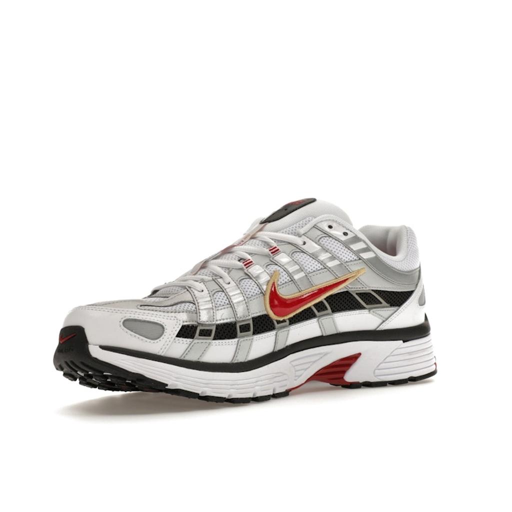 Nike P-6000 Platinum Varsity Red Unisex Sneakers White Metallic-Platinum CD6404-102