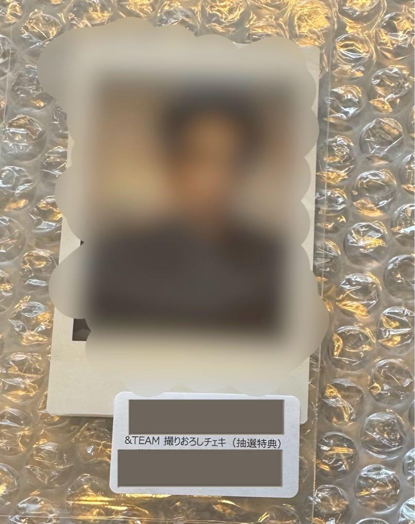 

[Б/У] &TEAM Лунный Волк Джо Автограф Instax Polaroid Счастливый Доро Рукописный