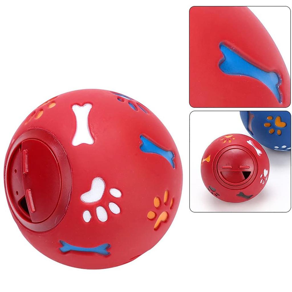 Rubber Kibble Food Dispenser Toy-Handle Dispenser-Interactive Candy Chew Toy