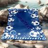 Customizable Boys' Soccer Blanket, 1 Piece, Lightweight Flannel Shawl, Suitable For Sofa Beds, Travel Camping, Living Rooms
