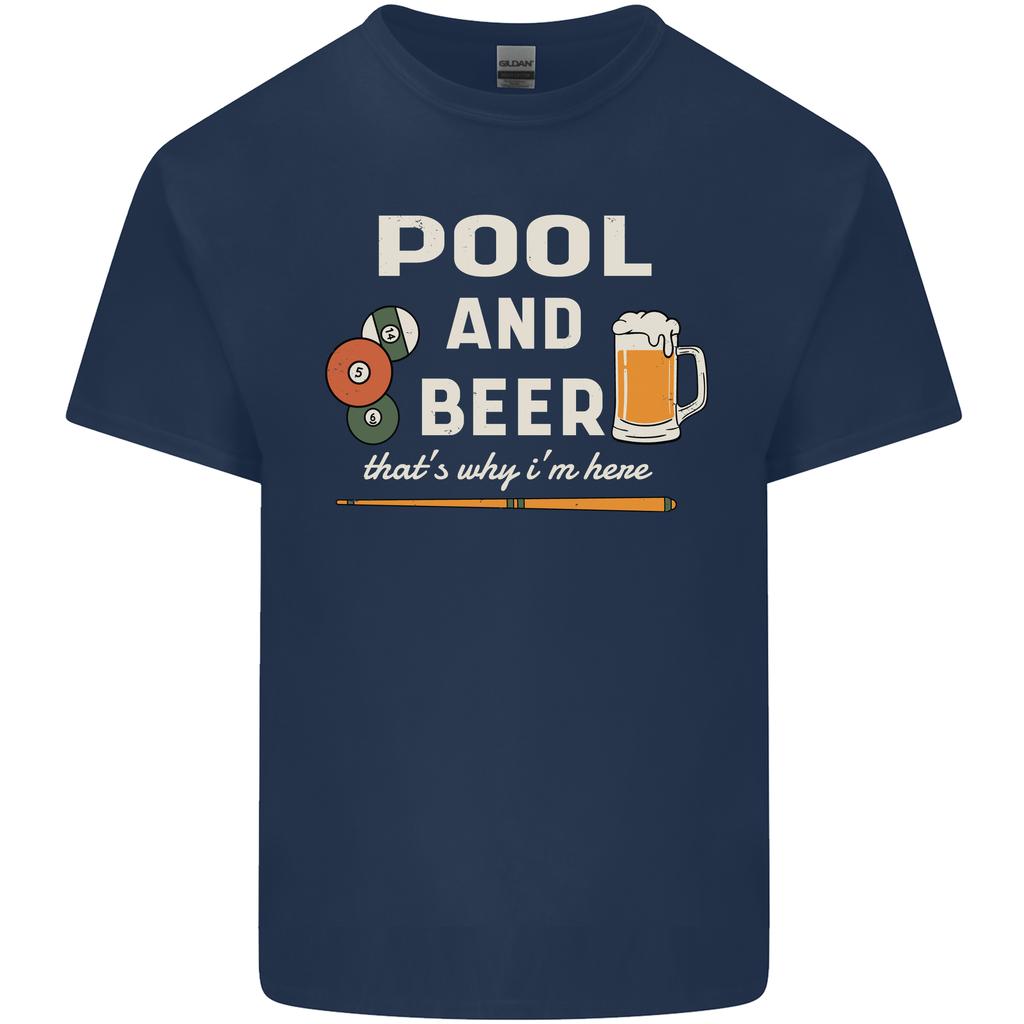 Pool and Beer Thats Why Im Here Unisexs Light Cotton TShirt