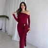 Women European Style Backless Mesh Splicing Ruffled Irregular High Waist Strap Long Dress