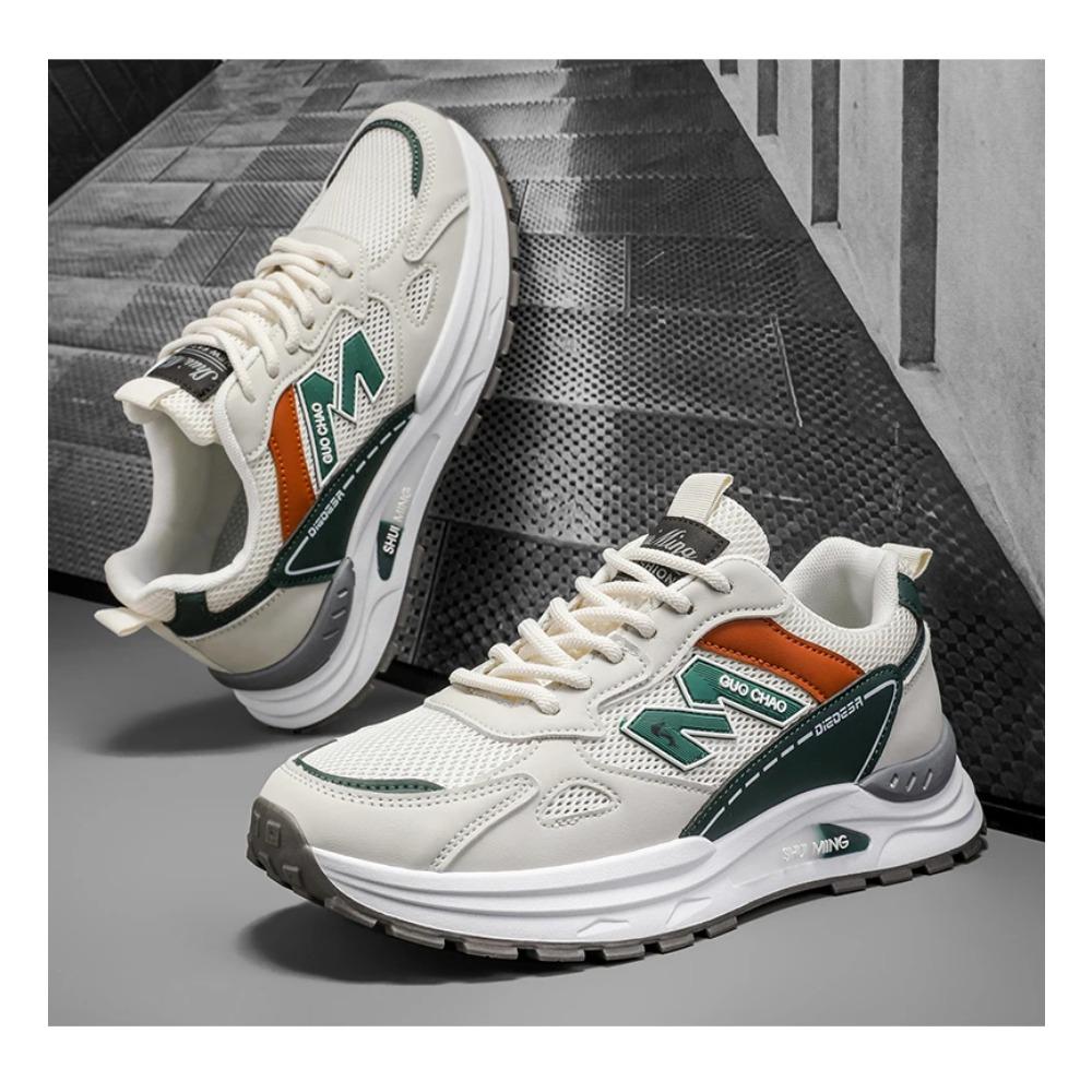 Men's casual sports shoes summer breathable light soft sole non slip outdoor running shoe fashion classics student mesh sneakers