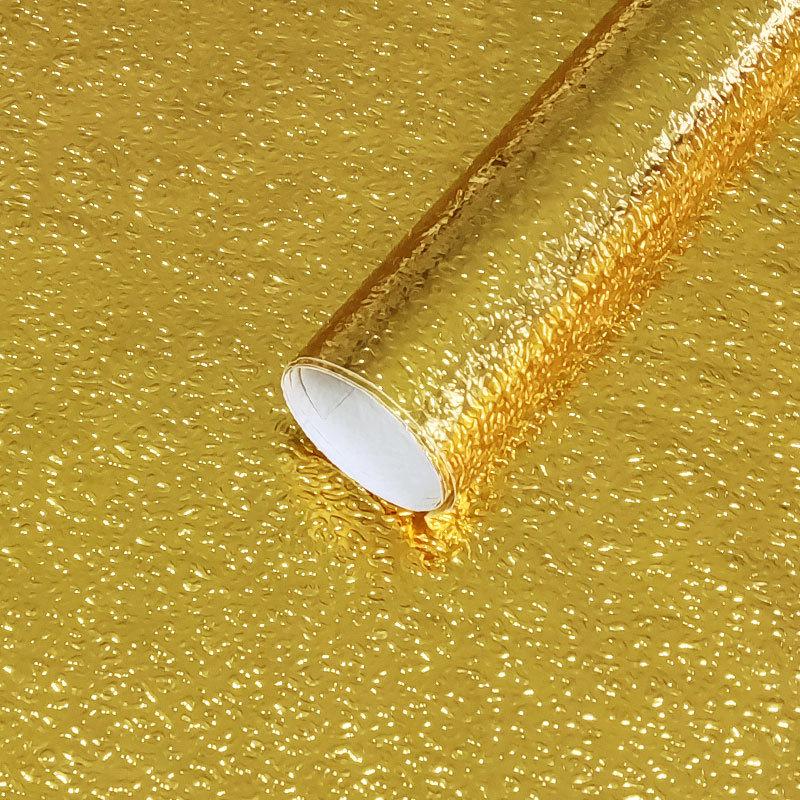Self-Adhesive Kitchen Aluminum Foil Wallpaper: Oil-Proof, Waterproof, Heat and Moisture Resistant