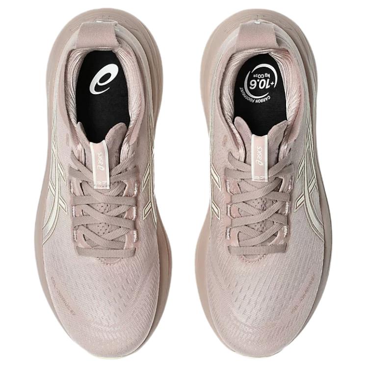 Asics Gel-Nimbus 27 Versatile Comfortable Durable Breathable Low-Top Running Shoes Women Sneaker Pink 1012B753-702