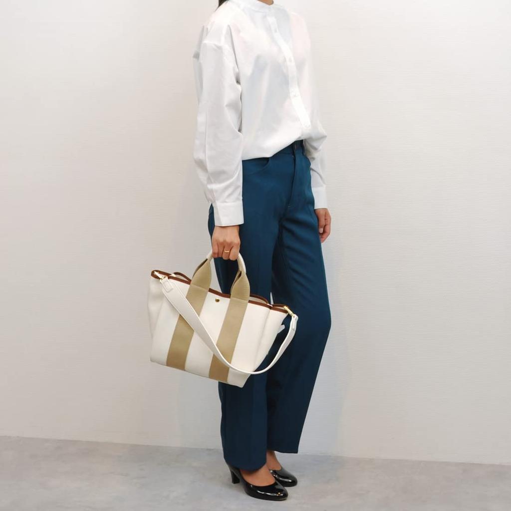 Tape Tote Bag with Wide Shoulder Strap 2-way
