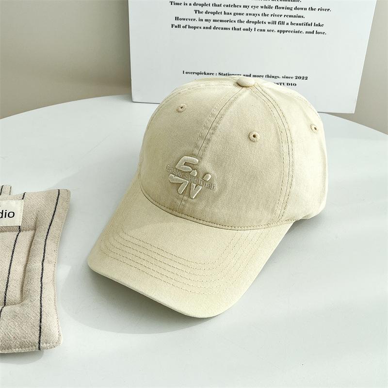 Wysokiej jakości czapka z daszkiem dla mężczyzn i kobiet, koreański styl, casualowa, wszechstronna czapka z daszkiem dla kobiet z szerokim rondem wyszczuplającym twarz