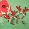 Christmas Headband LED Lights Christmas Gifts Snowflake Xmas Tree Hair Band Christmas Decorations for Girls Women New Year Gifts