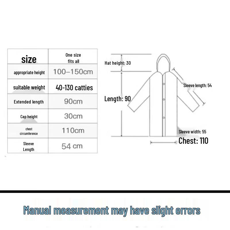 Sanhe Children's Lightweight EVA Raincoat