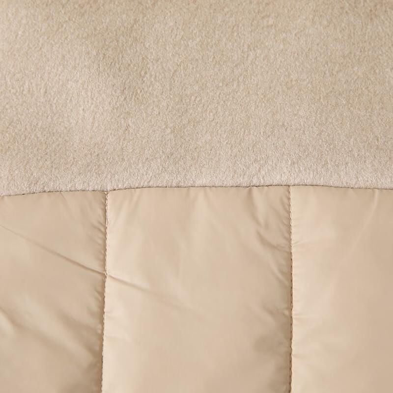 Tachi Women's Wool-Blend Spliced Hooded Padded Coat