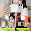 Mobile Phone Magnetic Selfie Fill Light Live Photo Mini Portable Makeup Mirror Foldable Pocket LED Light Mobile Phone Holder