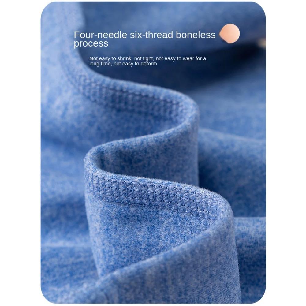 Kids Wool & Silk Thermal Underwear Set Breathable Warm Base Layer Pajamas Soft Cozy Winter Loungewear for Boys & Girls