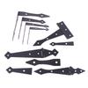 2Pcs Furniture Cupboard Door Hinge Folding Black Iron Hinge For The Cabinet Door Durable Hardware Accessories For Home Use