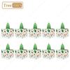1-10PCS Christmas Gift Father Christmas Elk Christmas Tree Pattern Money Draw Surprise Box Festive Small Gifts Party Supplies
