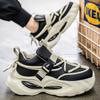 Mode 2025 Frühling Neue Herrenmode Trend Freizeitschuhe Mesh Atmungsaktiv Bequem Vielseitig Schuhe mit dicker Sohle Low Top Chunky Sneakers
