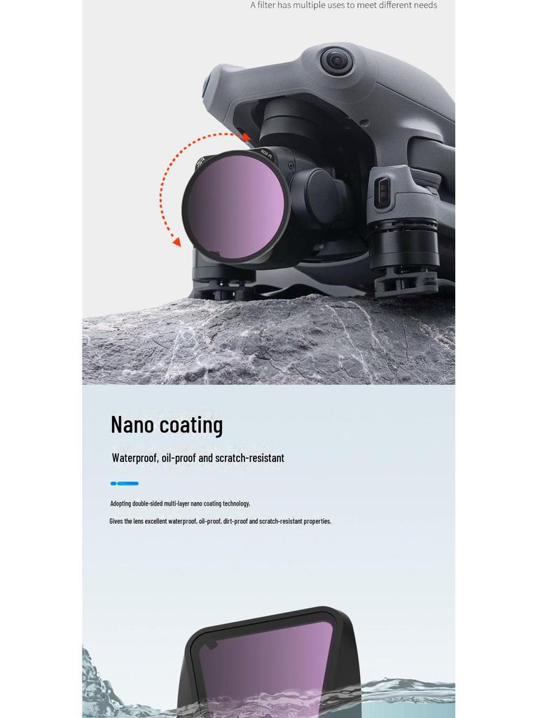DJI AIR3 ND/CPL Sternenlicht- und Anti-Lichtverschmutzungs-Drohnenfilterset