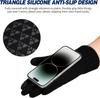 Winter Knitted Gloves Outdoor Cycling Sport Warm Glove Full Fingers Thickness Non-slip Touch Screen Gloves For Running Hiking