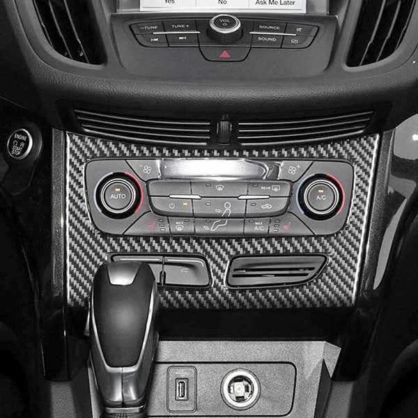 

Мягкая панель кондиционера с текстурой из углеродного волокна для Ford Yi - 1 шт. none