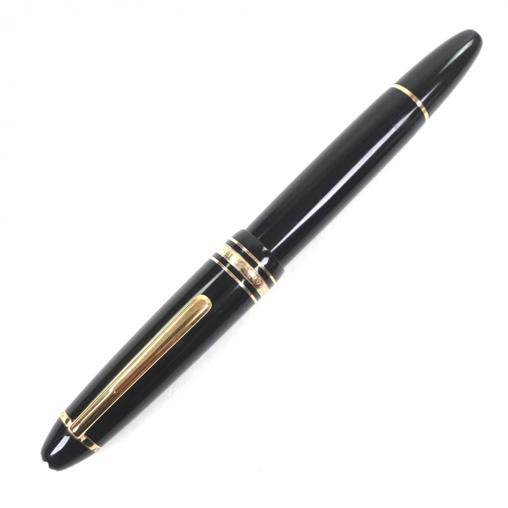Very Good MONTBLANC fountain pen Meisterstück 146 white star black 14K mens Used