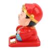 Cai Shen Statue Light Sensing Automatic Nodding Cai Shen Figurine for   Car Dashboard Hotel