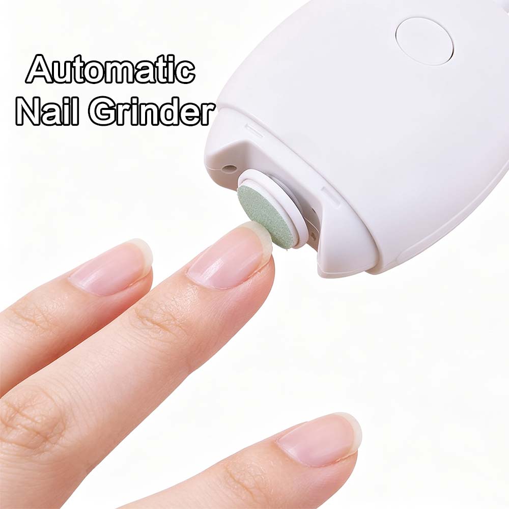 Rechargeable Automatic Nail Grinder with LED Lamp Nail Trimmer for Elderly