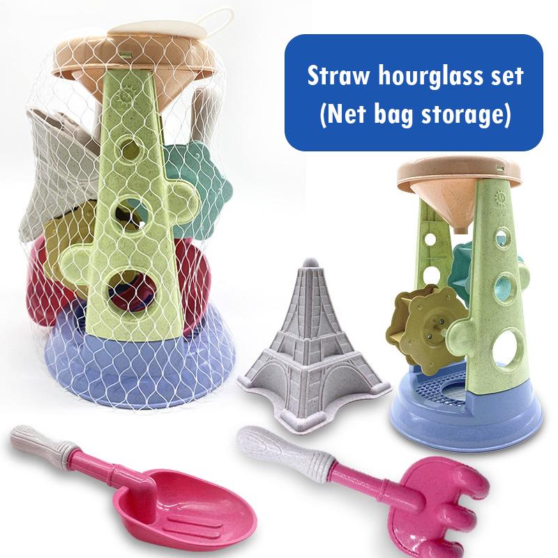

Beach Sand Play Sets Kids with Truck Sandbox Shovel Animal Molds Accessories Child Outdoor Water Games Baby Boys Girls Kids Gift