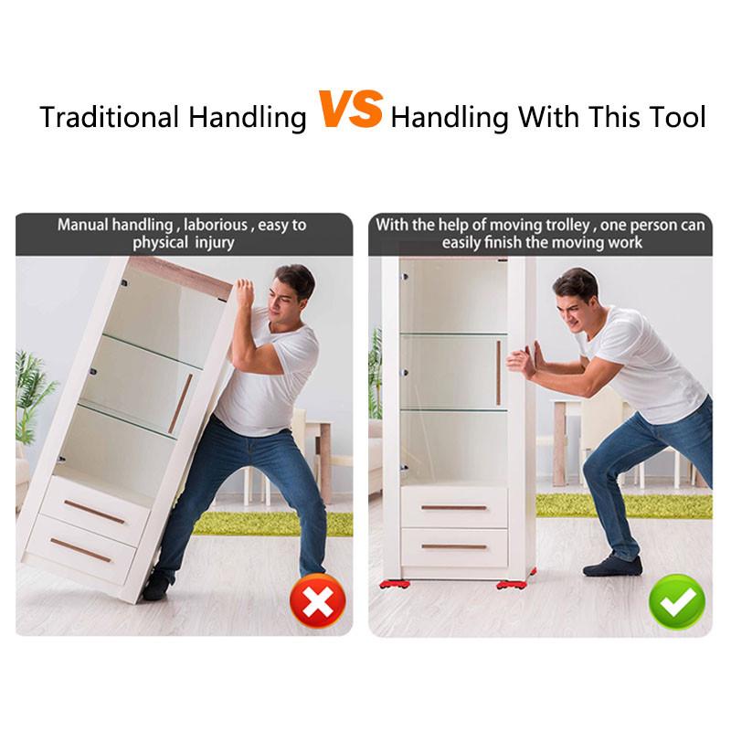 Heavy Furniture Lifting Tools Portable Furniture Assistance Movers Refrigerators Cabinets Transportation Mobile Units
