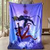 Miraculous Ladybug Cozy Flannel Blanket, Comfortable Warm Throw Blanket for Bedroom Sofa Home Use
