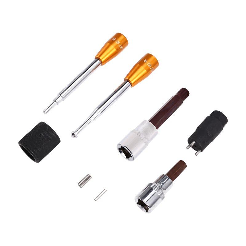 Powerful For Diesel Common Rail Injector Nozzle Disassemble Tool Kit Nut Sealing Ring Removal Tool