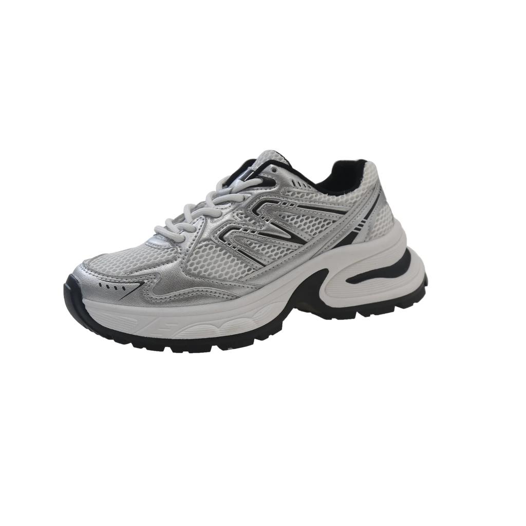 New Hot Selling Color Matching Fashion Casual Vulcanized Shoes Mesh Lace Up Breathable Low Top Women's Sports Shoes