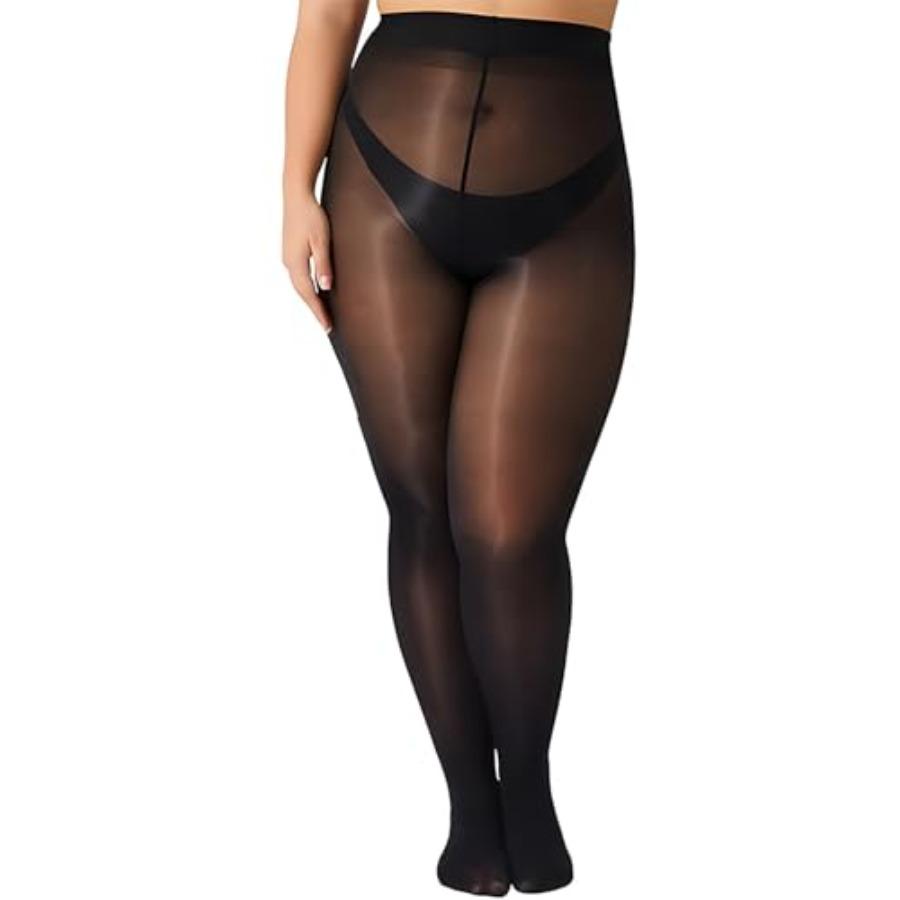 Shiny High Waist Pantyhose Tights Silk Stockings