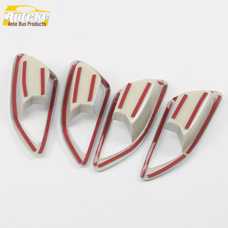 Compatible with 18 IX35 Models: Interior Door Bowl Decorative Frame & Anti-Scratch Handle Protective Film.