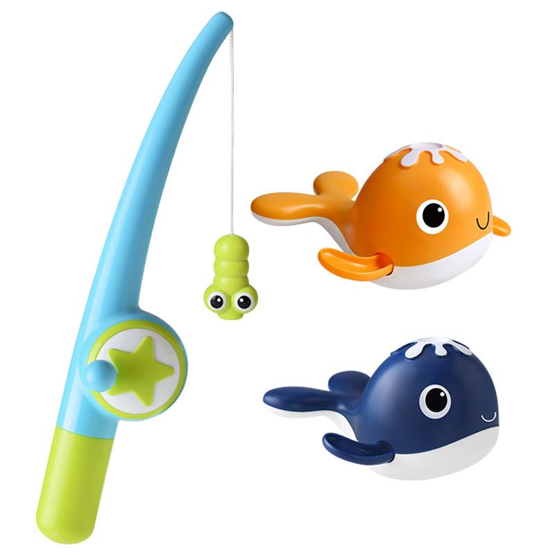 Water Spray Bath Toys Summer Fishing Toys Play Water Fishing Bath Kids Set Baby Cute Animals Bath Toy Swimming Water Toys Gifts