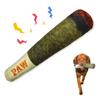 Jouets interactifs amusants pour chien - Jouets en peluche couinants design cigare - Jouet à mâcher créatif pour le nettoyage des dents des petits et moyens chiens