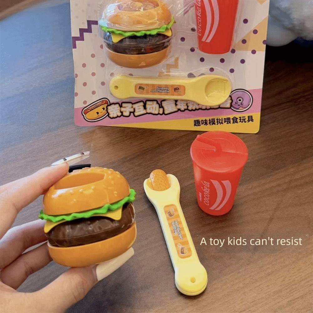 Simulation Food Japanese Early Education Toy Simulation Hamburger Pudding Toy  Early Education